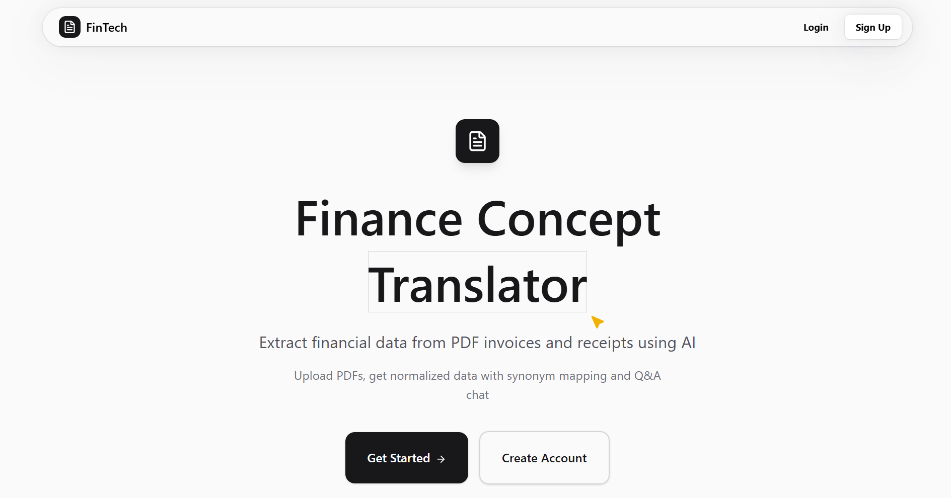 Fintech project